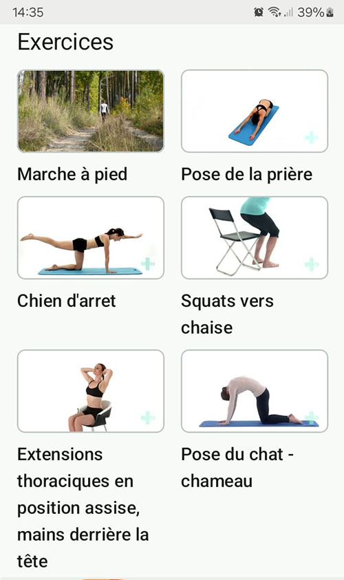 Programme d'exercices en ligne Fibromyalgie