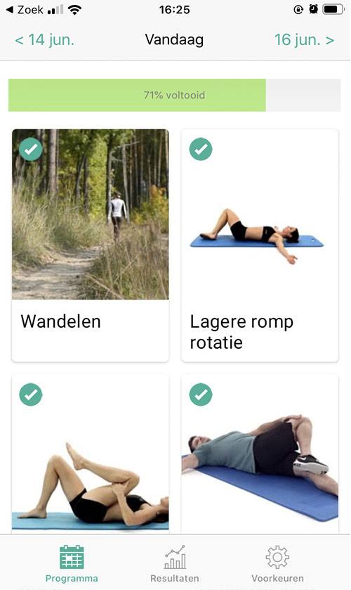 Programme d'exercices en ligne Genou du sauteur