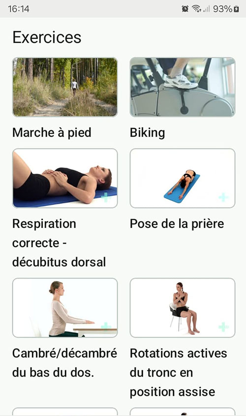 Programme d'exercices en ligne Polyarthrite rhumatoïde