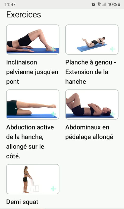 Programme d'exercices en ligne Syndrome de la bandelette ilio-tibiale
